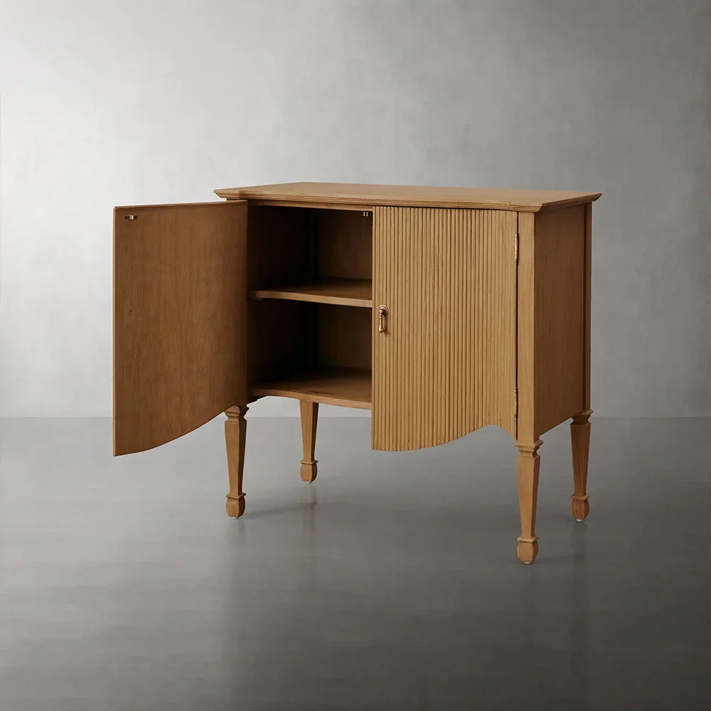 Armário de armazenamento em forma de arco