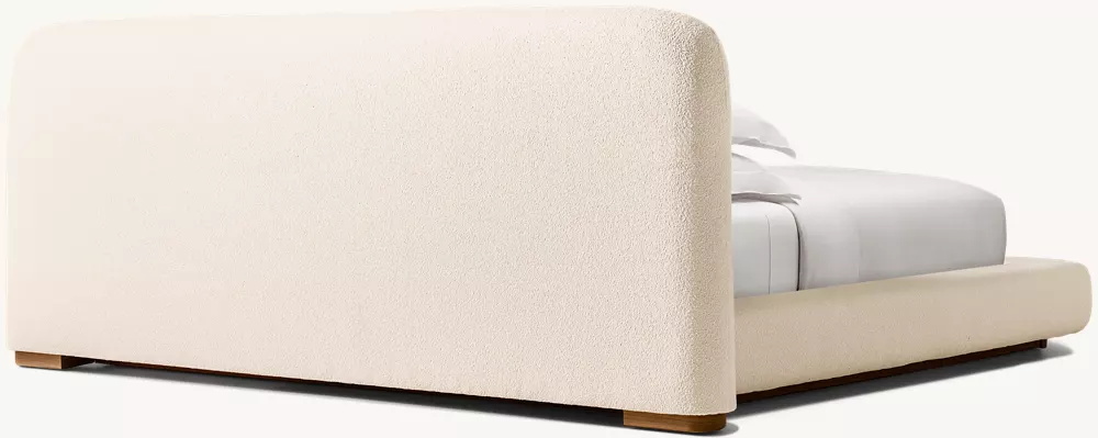 Cama de painel estendida de tecido