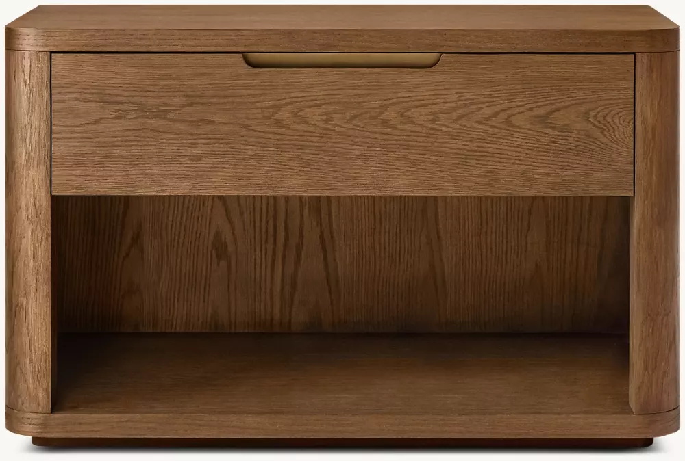 Solid Wood abriu a mesa de cabeceira 