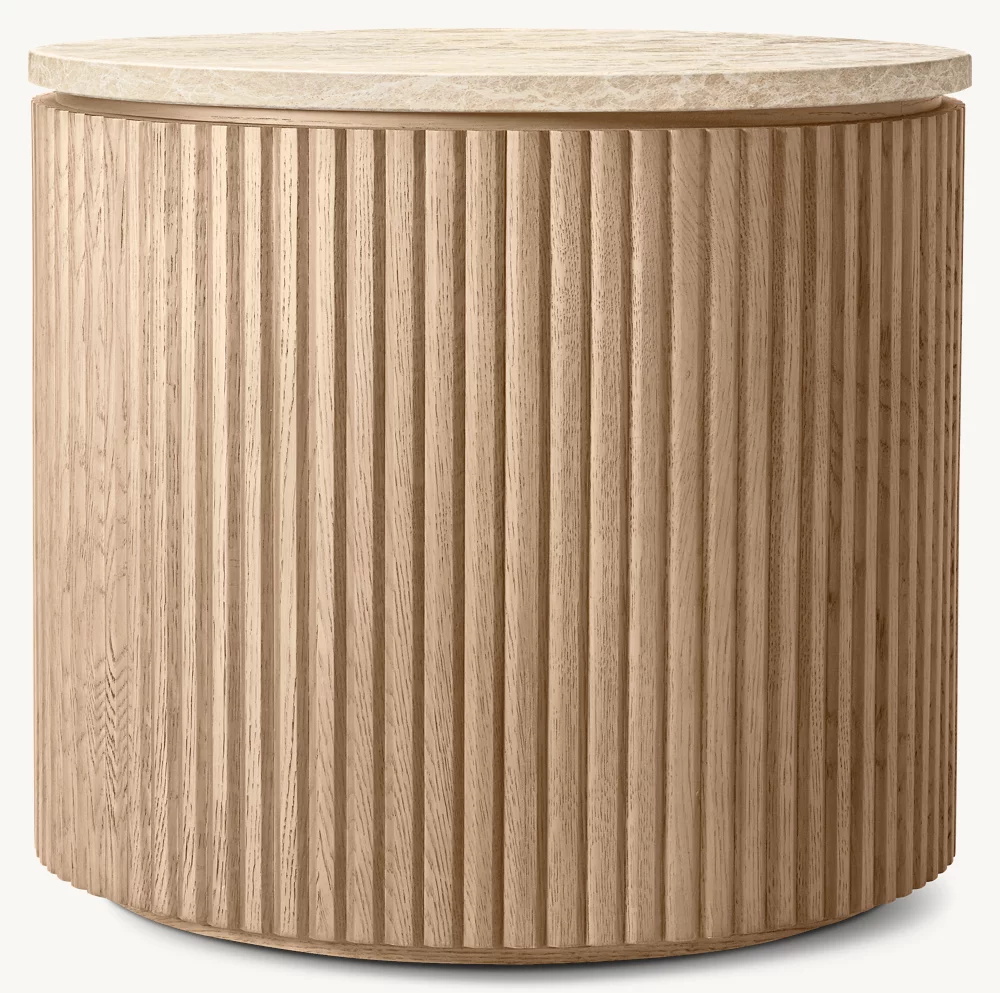  Mesa lateral redonda