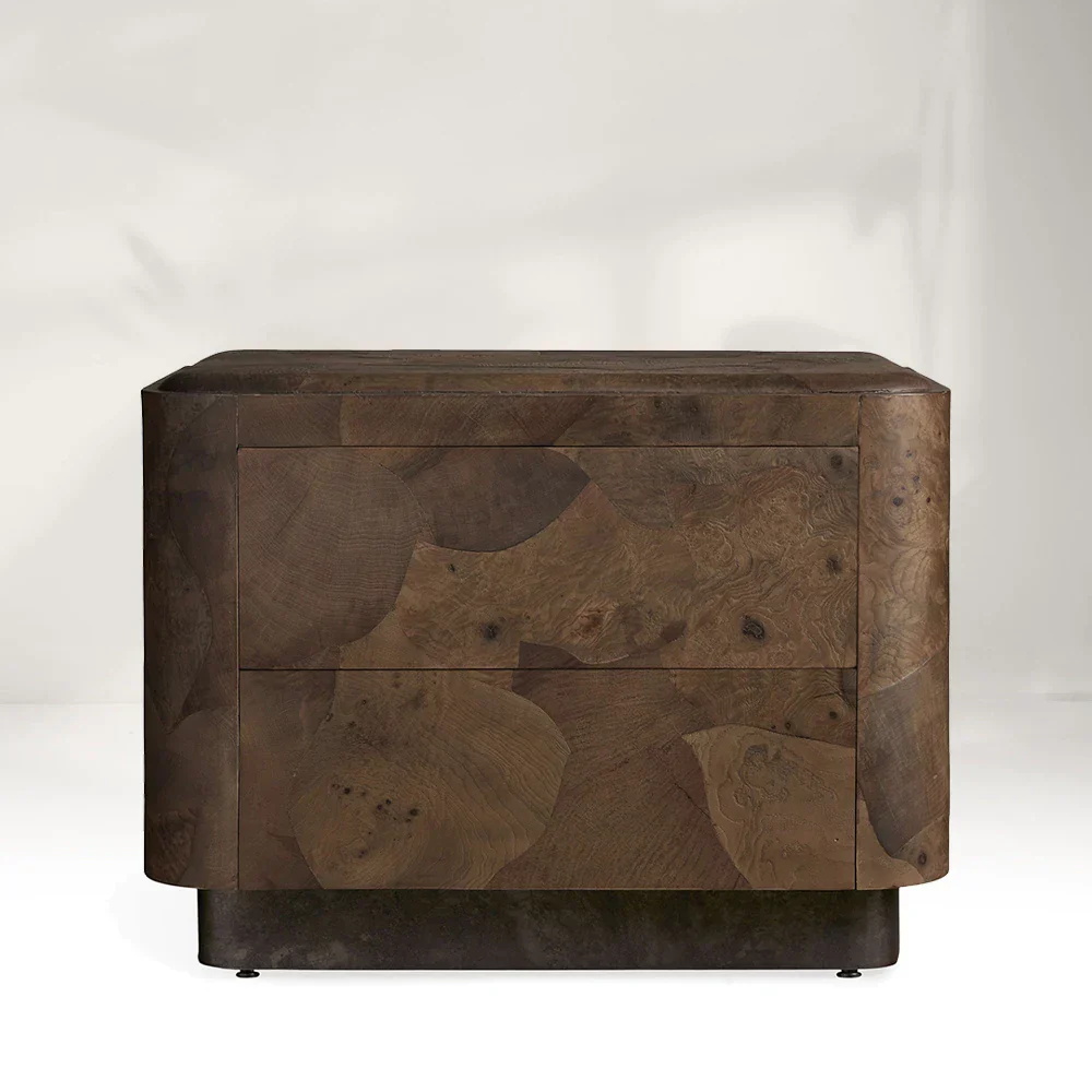 Brown - aparador de dois grãos - gaveta