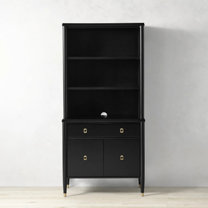 Hutch de armazenamento de madeira minimalista moderno