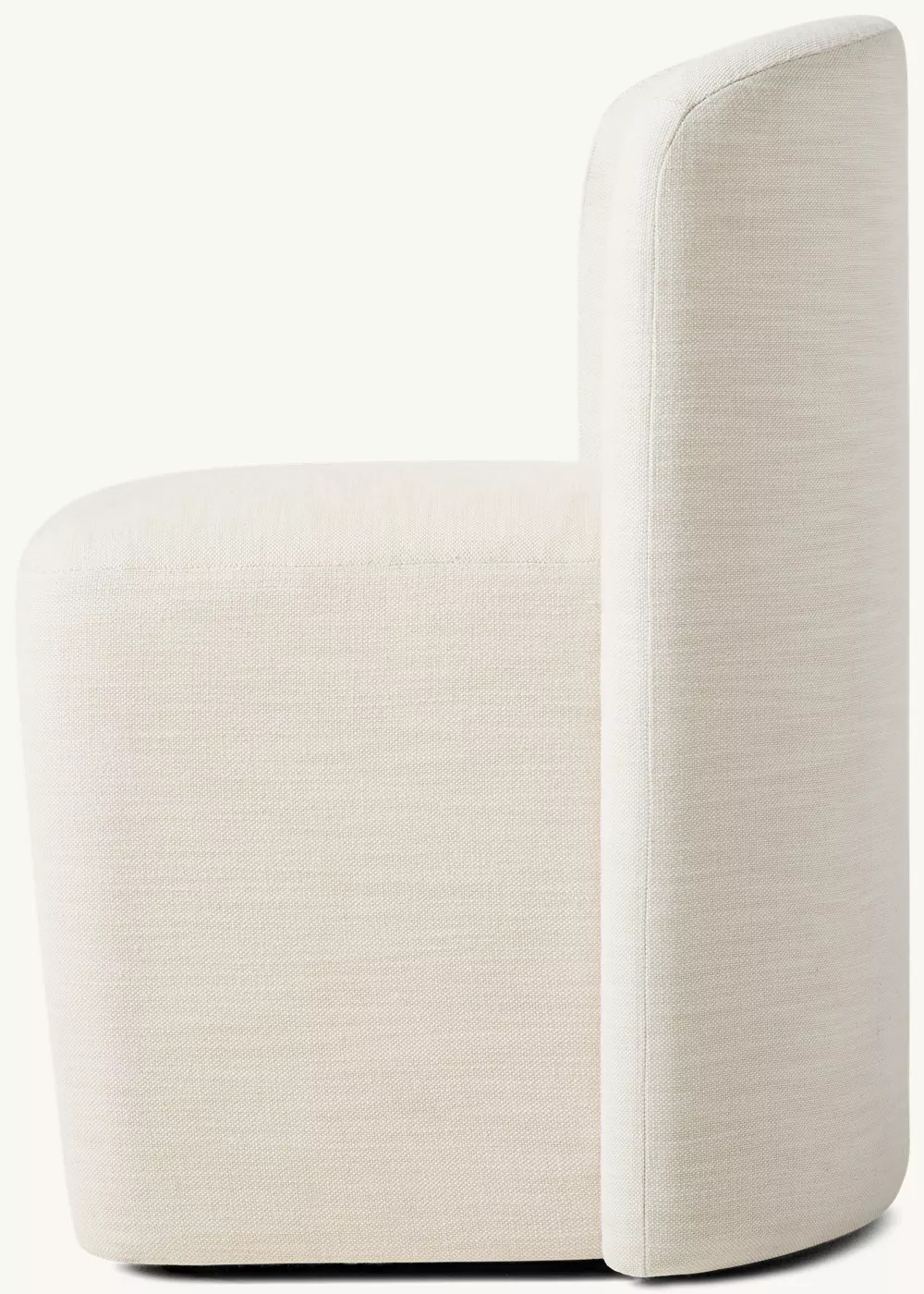 Armacha minimalista de tecido moderno feita de madeira maciça para refeições