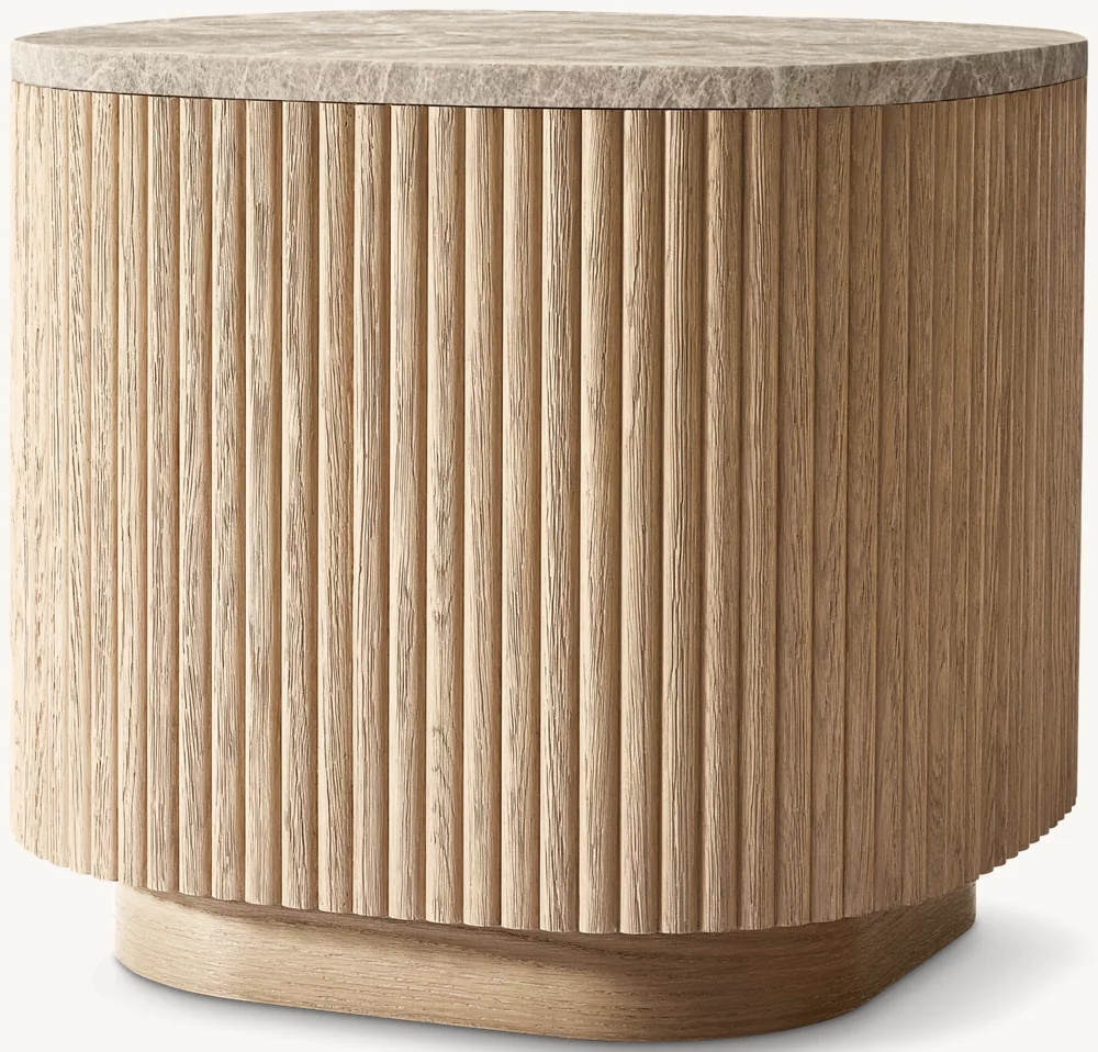 Mesa lateral do retângulo de pedra