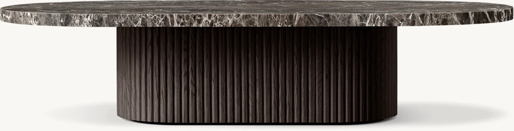 Mesa de café para pedestal